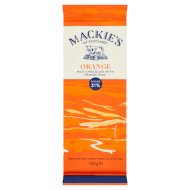 Orange Milk Chocolate Bar Mackies of Scotland 